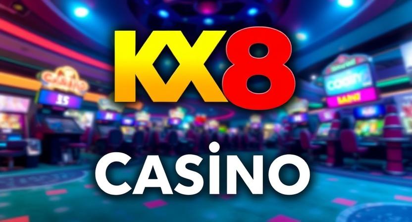 Live dealer streaming tables on KX8 casino